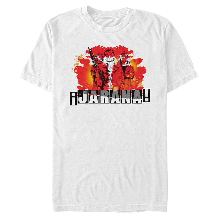 fifth sun Men's Money Heist Jarana Flame Quote T-Shirt