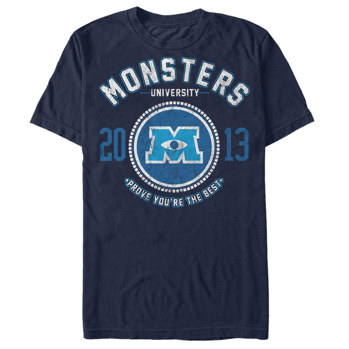 fifth sun Men's Monsters Inc Best College Logo T-Shirt