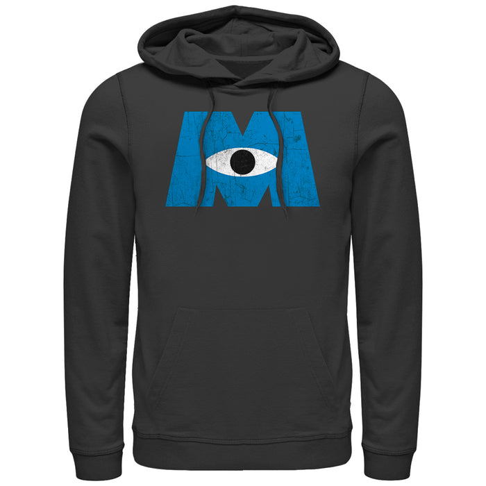 fifth sun Men's Monsters Inc Eye Logo Pull Over Hoodie