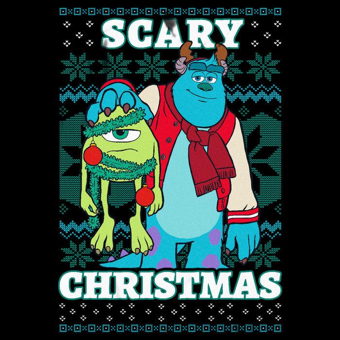 Fifth Sun Men's Monsters Inc Monsters Inc. Mike And Sully Scary Christmas T-Shirt