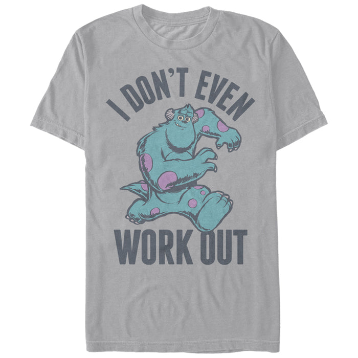 fifth sun Men's Monsters Inc Sulley I Don't Work Out T-Shirt