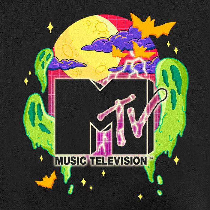Fifth Sun Men's MTV Colorful Halloween Logo Sweatshirt