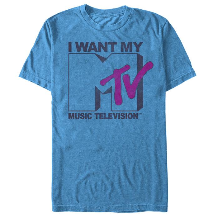 fifth sun Men's MTV I Want My Music Television T-Shirt