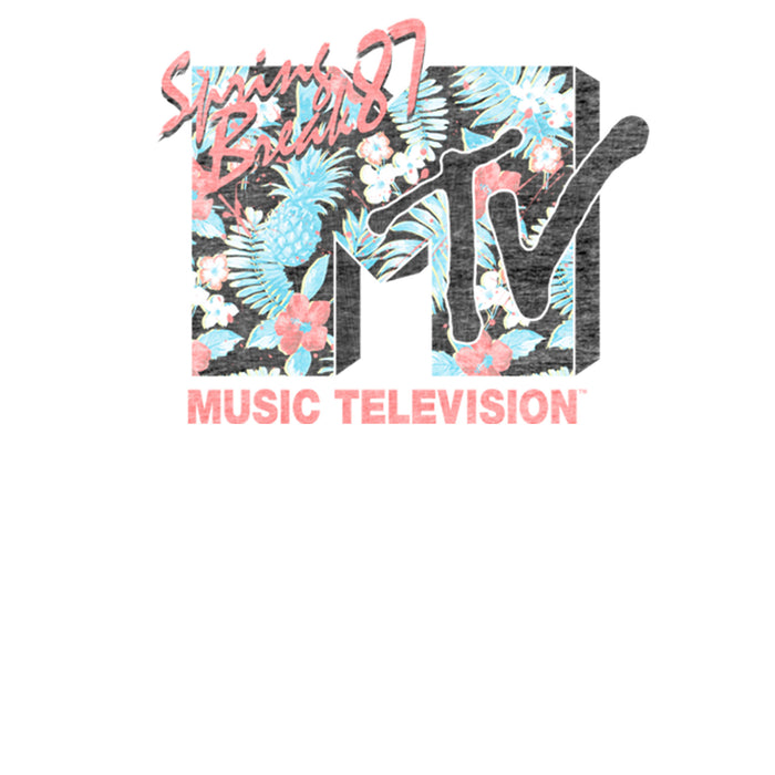 Fifth Sun Men's MTV Spring Break Tropical Logo T-Shirt