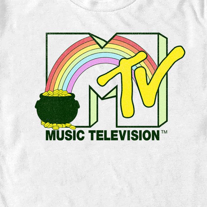 Fifth Sun Men's MTV St. Patrick's Day Pot Of Gold Logo T-Shirt