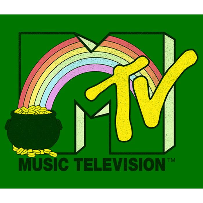 Fifth Sun Men's MTV St. Patrick's Day Pot Of Gold Logo T-Shirt