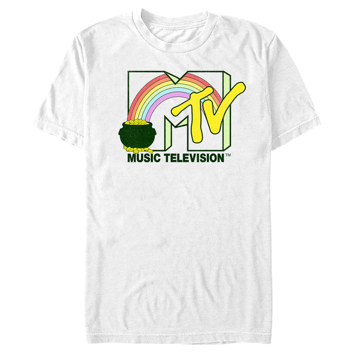 Fifth Sun Men's MTV St. Patrick's Day Pot Of Gold Logo T-Shirt
