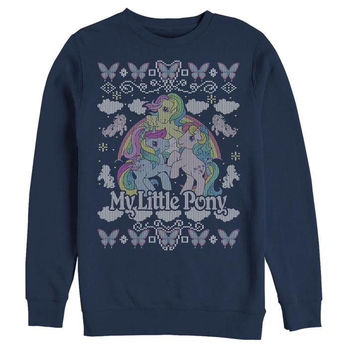 fifth sun Men's My Little Pony Ugly Christmas Friends Sweatshirt