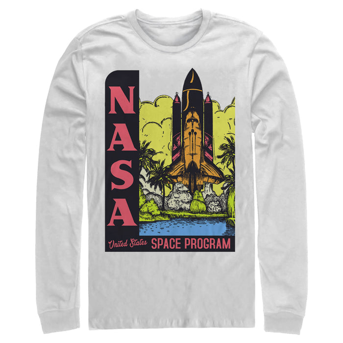 fifth sun Men's NASA Bold Space Program Long Sleeve Shirt