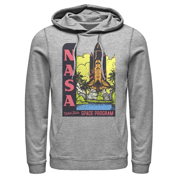 fifth sun Men's NASA Bold Space Program Pull Over Hoodie