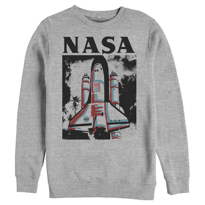 fifth sun Men's NASA Color Pop Space Craft Launch Sweatshirt