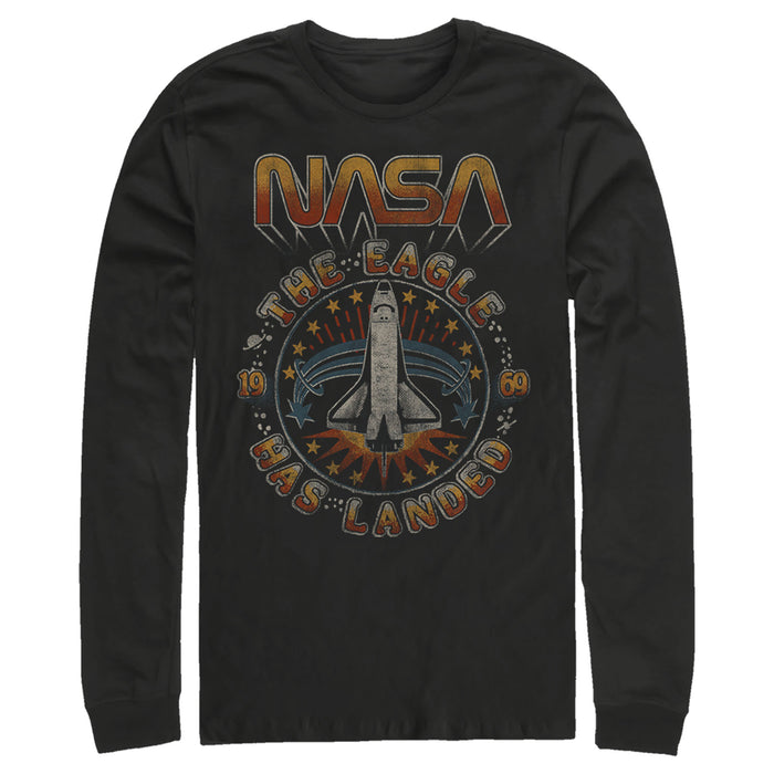 fifth sun Men's NASA Eagle Has Landed Long Sleeve Shirt