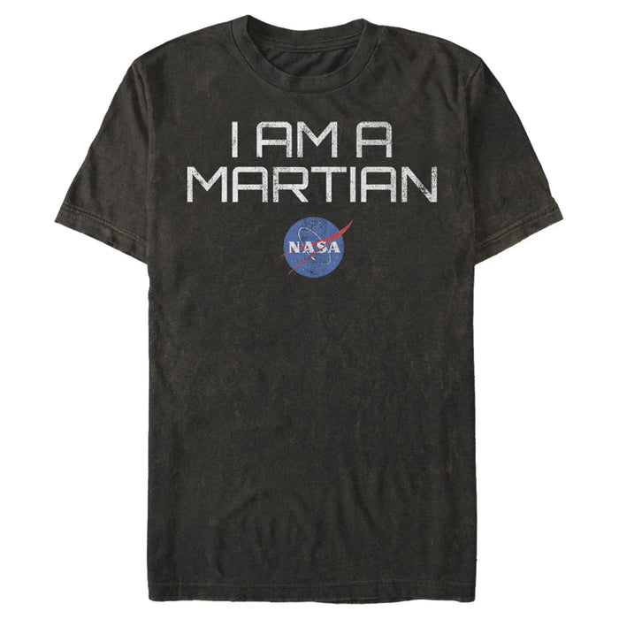 fifth sun Men's NASA I Am A Martian With Logo T-Shirt