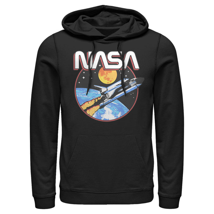 fifth sun Men's NASA Shuttle Journey Pull Over Hoodie