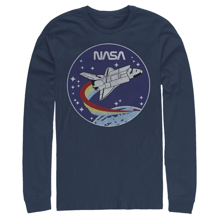 fifth sun Men's NASA Space Rocket Long Sleeve Shirt