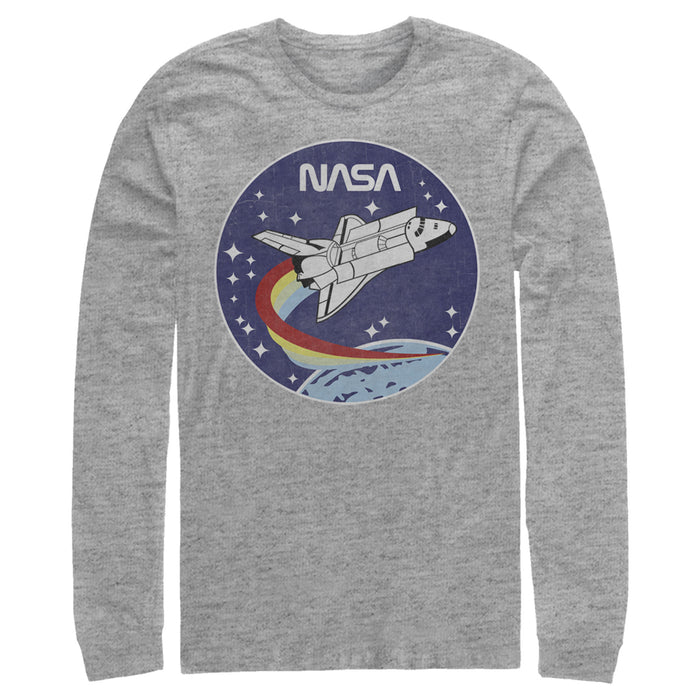 Fifth Sun Men's NASA Space Rocket Long Sleeve Shirt