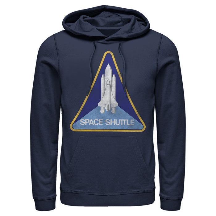 fifth sun Men's NASA Space Shuttle Triangle Emblem Pull Over Hoodie