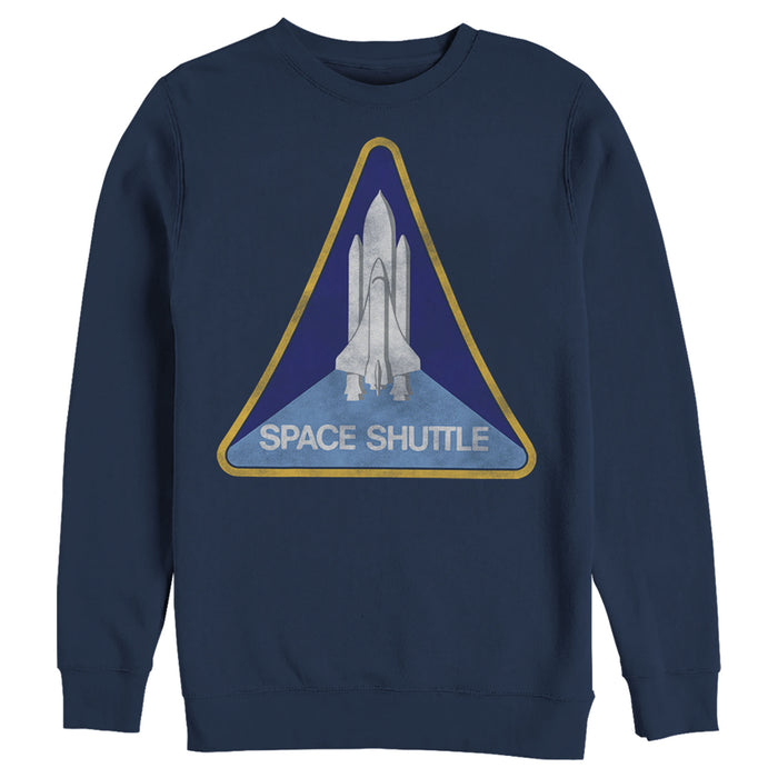 fifth sun Men's NASA Space Shuttle Triangle Emblem Sweatshirt