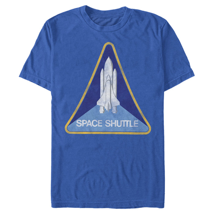 fifth sun Men's NASA Space Shuttle Triangle Emblem T-Shirt