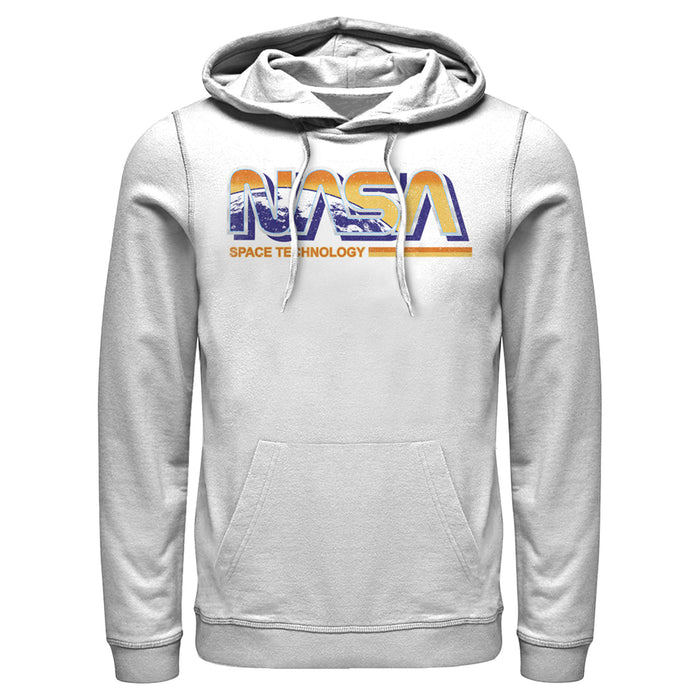 Fifth Sun Men's NASA Space Technology Logo Pull Over Hoodie