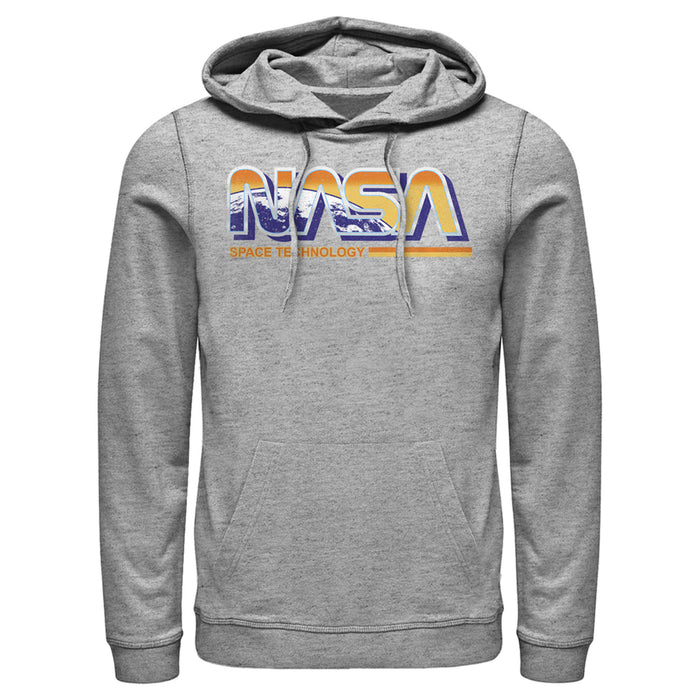 fifth sun Men's NASA Space Technology Logo Pull Over Hoodie