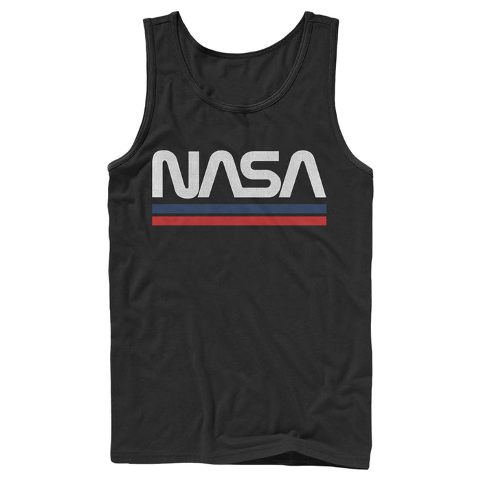 Fifth Sun Men's NASA Stripe Minimal Logo Vintage Tank Top
