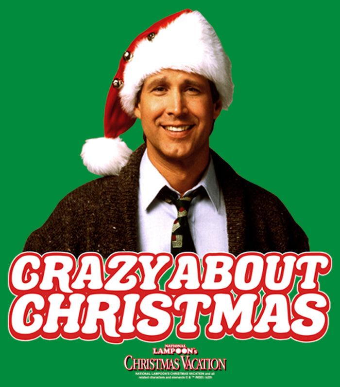 Fifth Sun Men's National Lampoon's Christmas Vacation Clark Crazy About Xmas T-Shirt