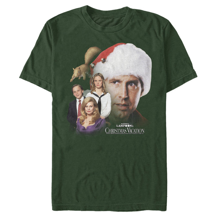 fifth sun Men's National Lampoon's Christmas Vacation Griswold Family Portrait T-Shirt