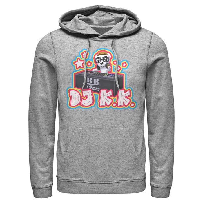 fifth sun Men's Nintendo Animal Crossing DJ K.K. Portrait Pull Over Hoodie