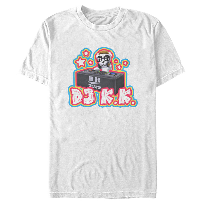 fifth sun Men's Nintendo Animal Crossing DJ K.K. Portrait T-Shirt