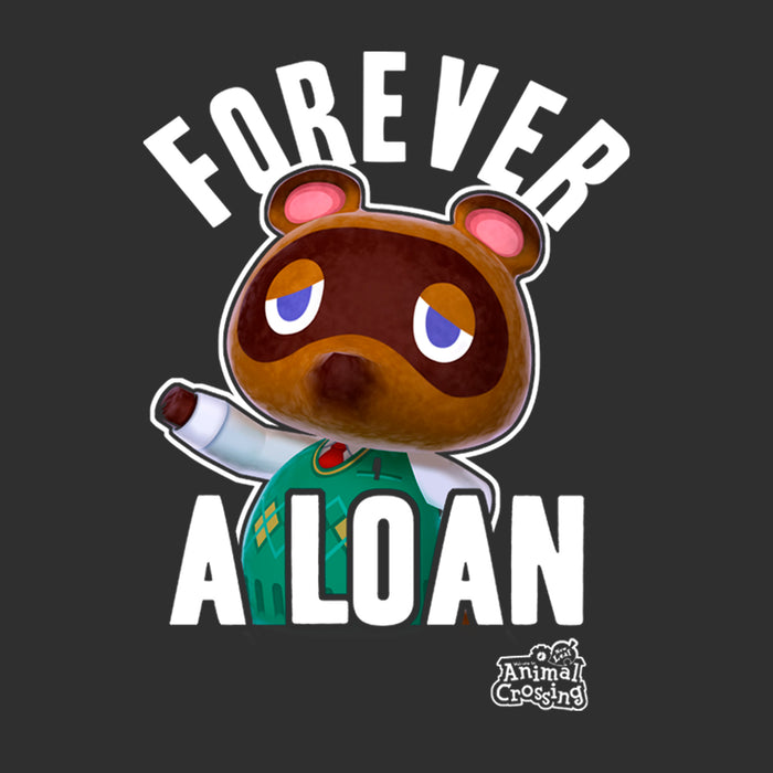 Fifth Sun Men's Nintendo Animal Crossing Forever A Loan T-Shirt