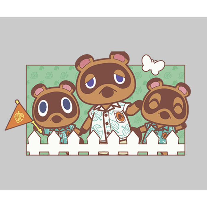 Fifth Sun Men's Nintendo Animal Crossing Nook Family Portrait Sweatshirt