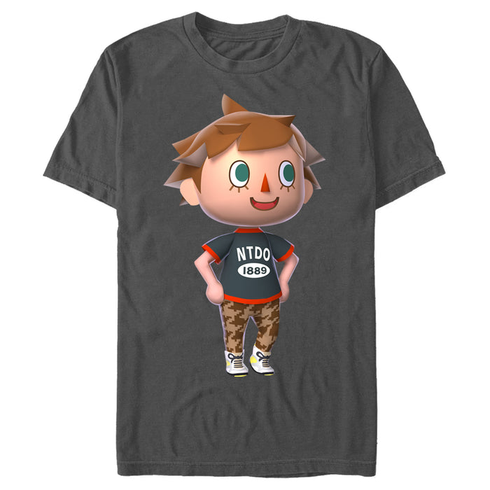 fifth sun Men's Nintendo Animal Crossing NTDO Villager T-Shirt