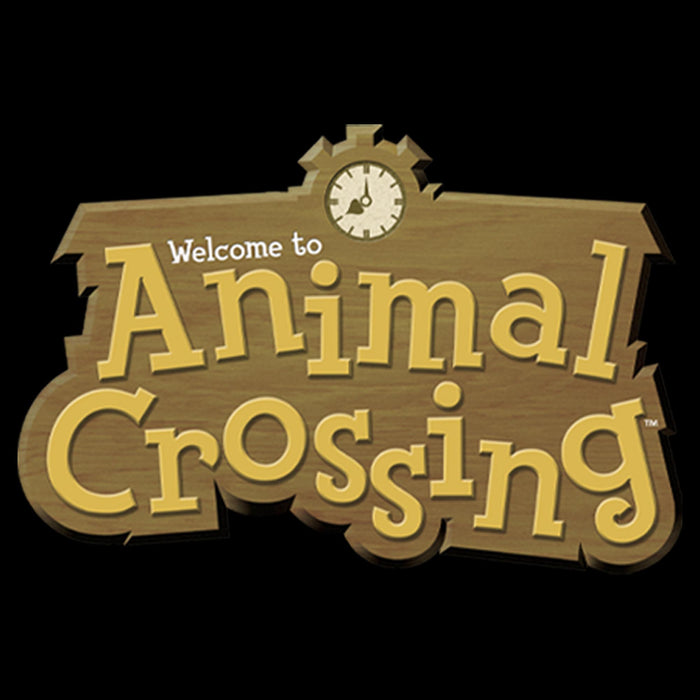 Fifth Sun Men's Nintendo Animal Crossing Title Logo Pull Over Hoodie