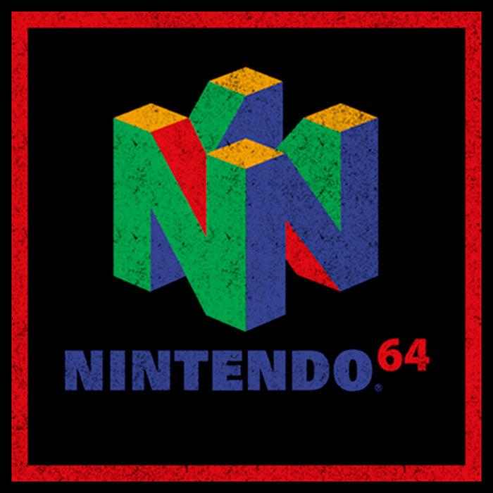 Fifth Sun Men's Nintendo Classic N64 Logo Frame Pull Over Hoodie