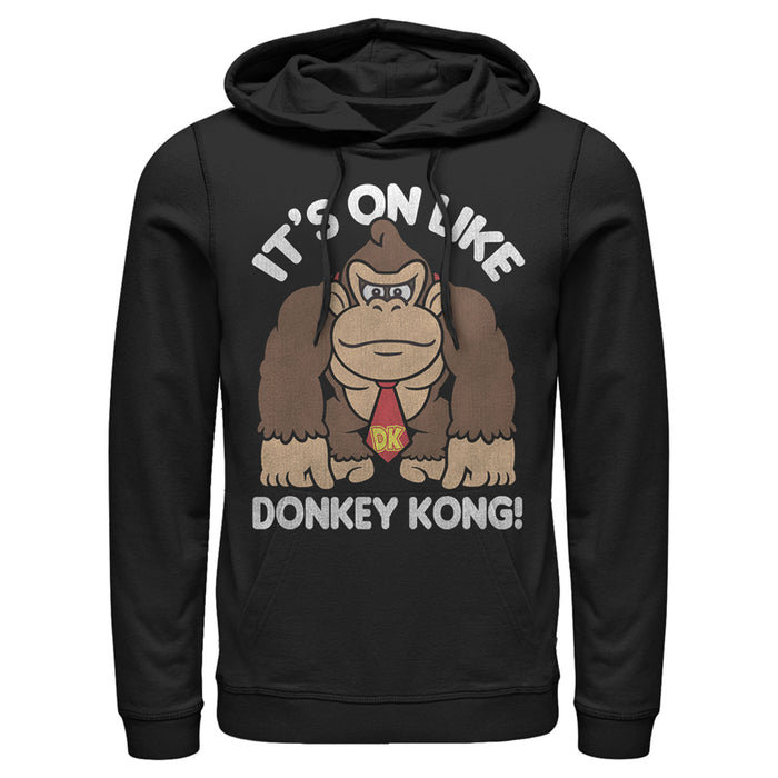 fifth sun Men's Nintendo Donkey Kong Fist Pump Pull Over Hoodie