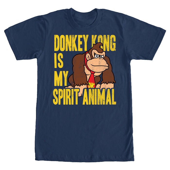 fifth sun Men's Nintendo Donkey Kong is My Spirit Animal T-Shirt