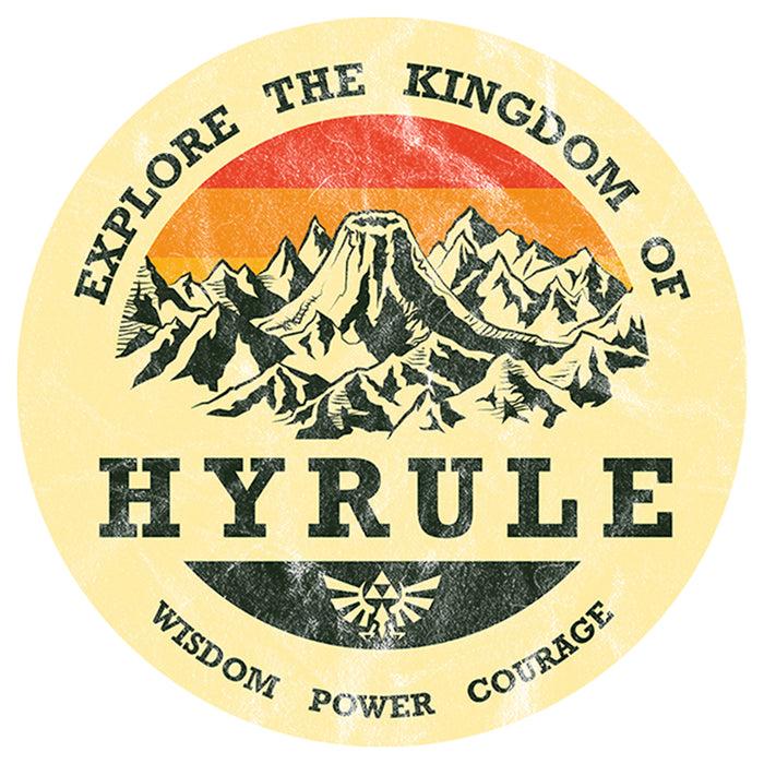Fifth Sun Men's Nintendo Explore Hyrule Baseball Tee