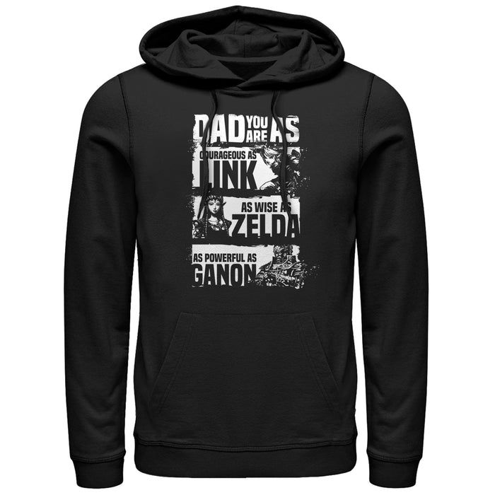 fifth sun Men's Nintendo Father's Day Legend of Zelda Classic Qualities Pull Over Hoodie