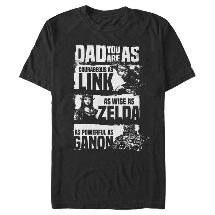 fifth sun Men's Nintendo Father's Day Legend of Zelda Classic Qualities T-Shirt