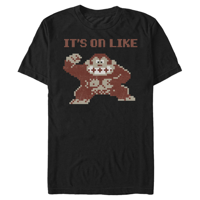 fifth sun Men's Nintendo It's on Like Donkey Kong T-Shirt