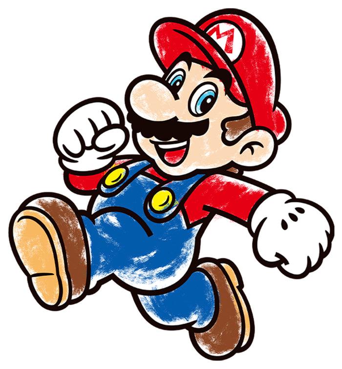 Fifth Sun Men's Nintendo Jumping Mario Baseball Tee