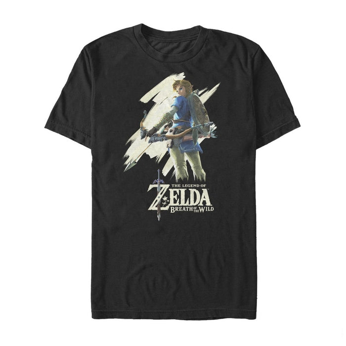 fifth sun Men's Nintendo Legend of Zelda Breath of the Wild Streak T-Shirt
