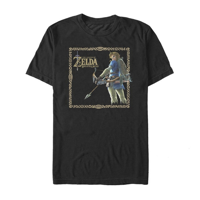 fifth sun Men's Nintendo Legend of Zelda Breath of the Wild Frame T-Shirt