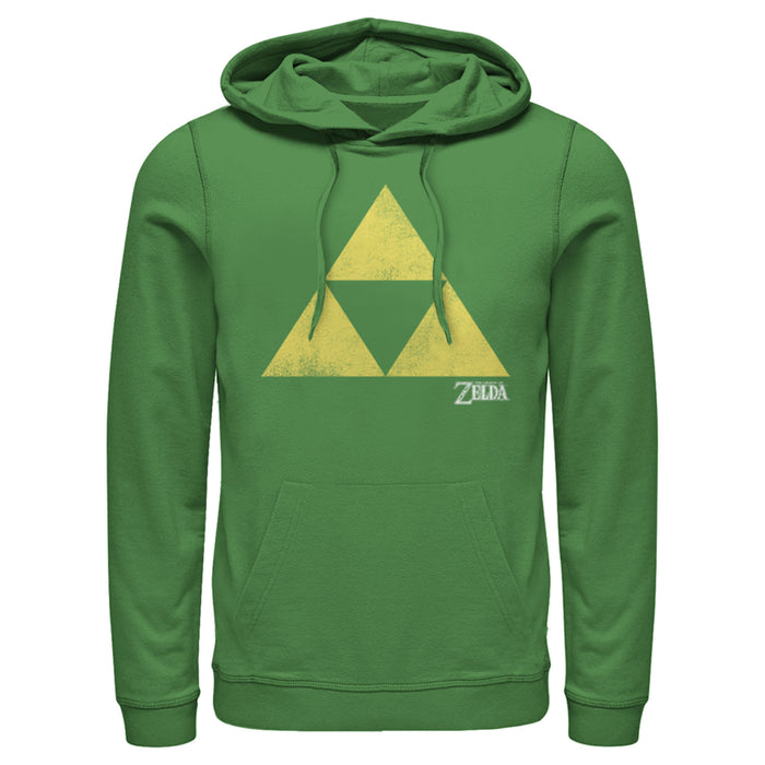 fifth sun Men's Nintendo Legend of Zelda Classic Triforce Pull Over Hoodie