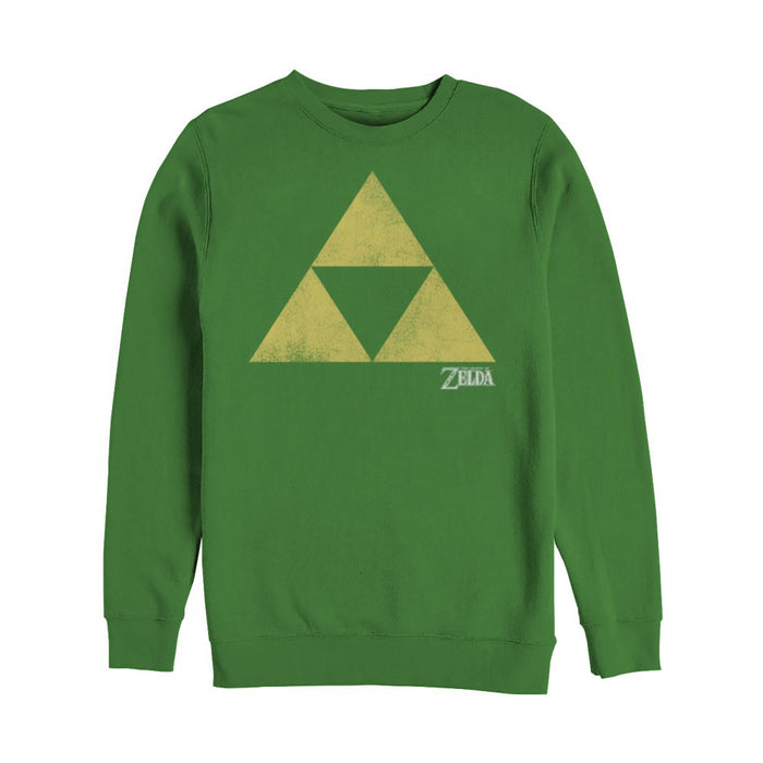 fifth sun Men's Nintendo Legend of Zelda Classic Triforce Sweatshirt