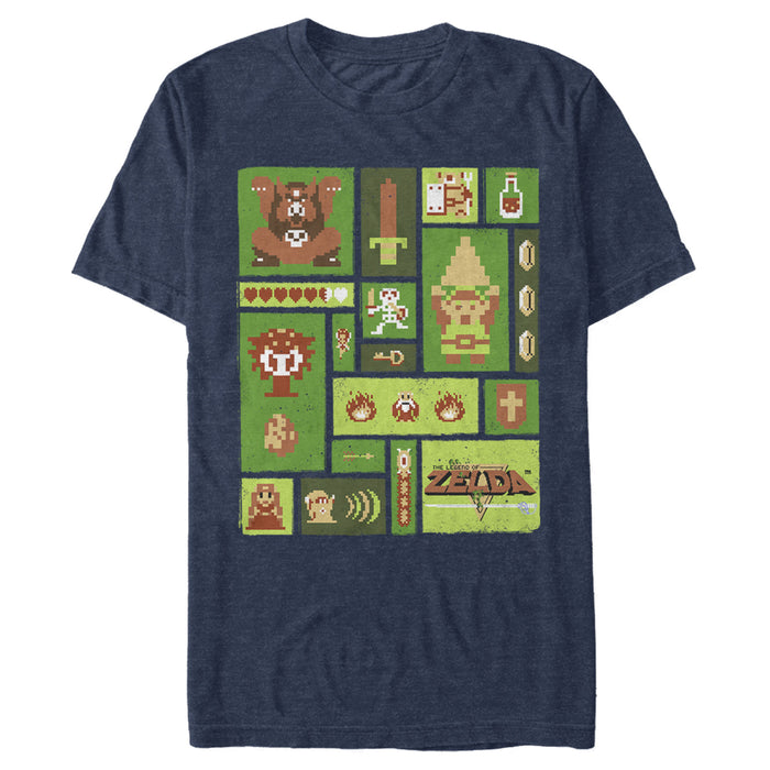 fifth sun Men's Nintendo Legend of Zelda Collage T-Shirt