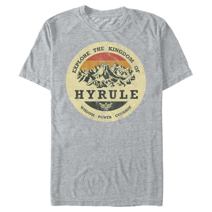 Fifth Sun Men's Nintendo Legend Of Zelda Explore Hyrule T-Shirt