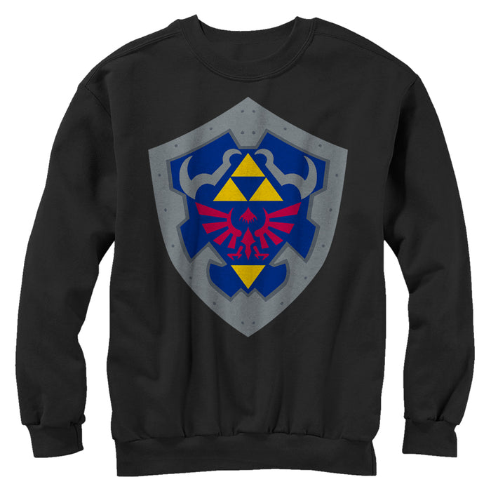 fifth sun Men's Nintendo Legend of Zelda Hylian Shield Sweatshirt