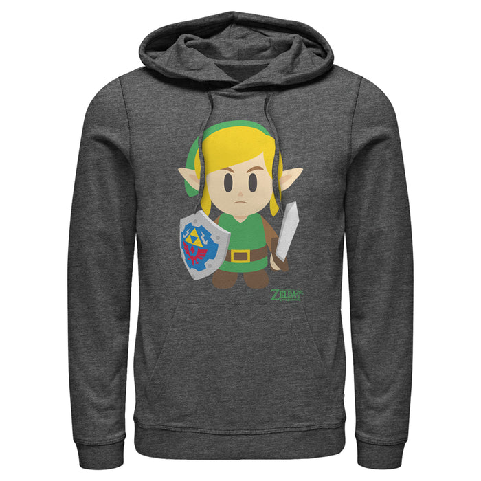 Fifth Sun Men's Nintendo Legend Of Zelda Link's Awakening Avatar Pull Over Hoodie